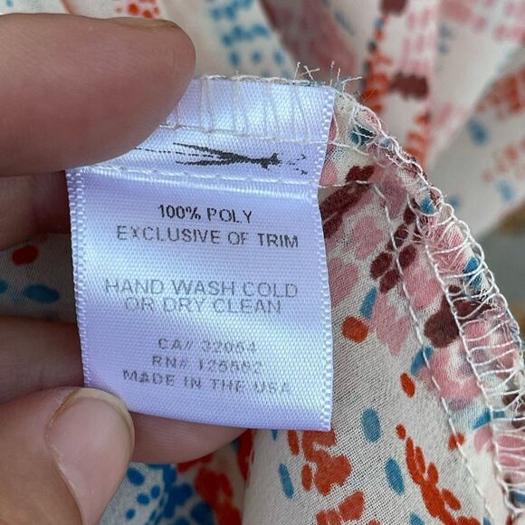 Anthropologie Dolan multi long sleeve blouse - Picture 7 of 8